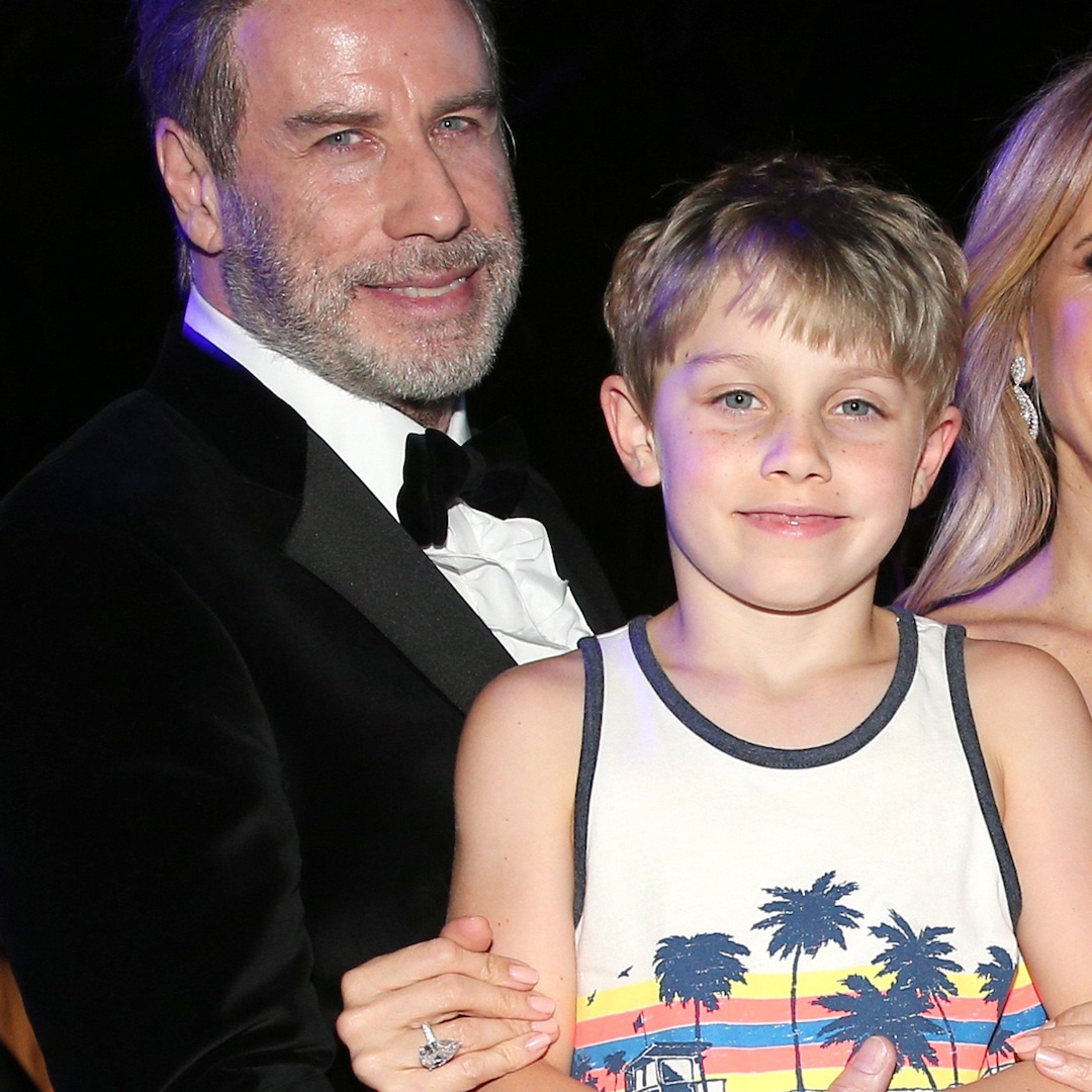 John Travolta Shares Adorable Video with Son Benjamin at Bolts Game
